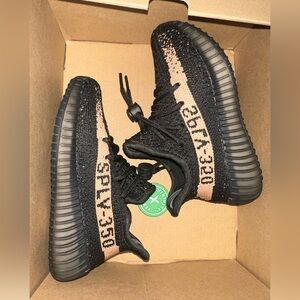 Adidas Kids Toddler Yeezy Sneakers Black and Tan